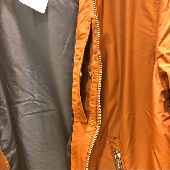 H&M men's jacket hooded windbreaker rust XL - Picture 8 of 13